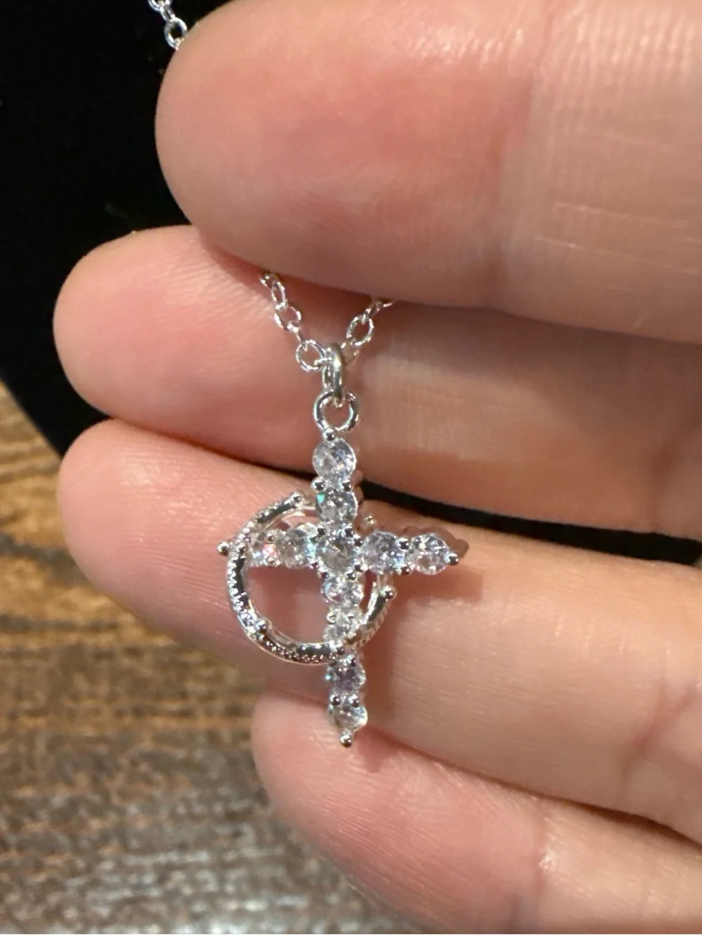 Silver Celtic Knot Cross Pendant Necklace